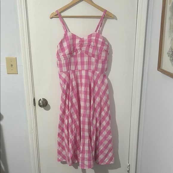 Dresses & Skirts - Pink and White Plaid Dress Barbie Movie
